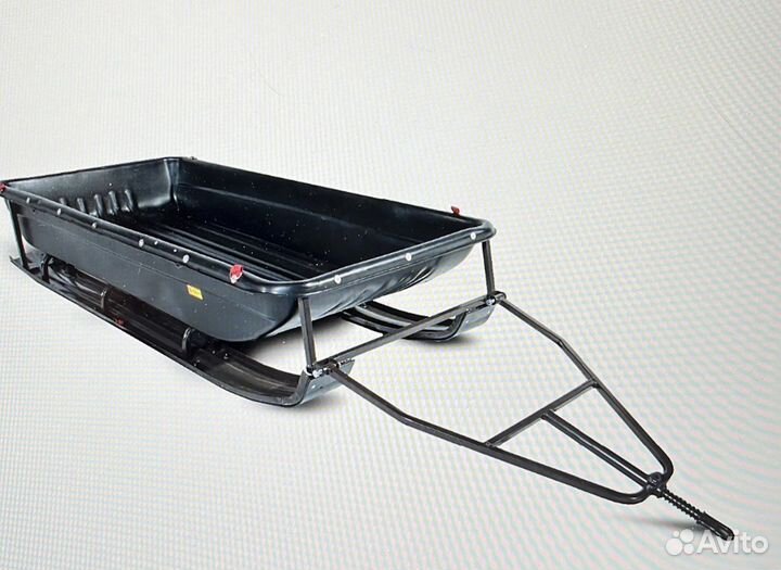 Сани волокуши Буран черные 8 мест