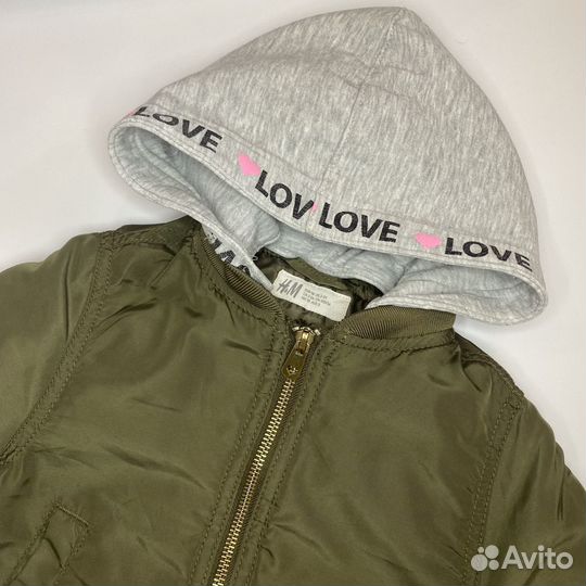 Куртка бомбер для девочки 92-98 H&M