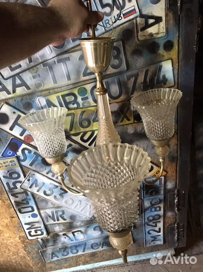 Хрустальная люстра СССР