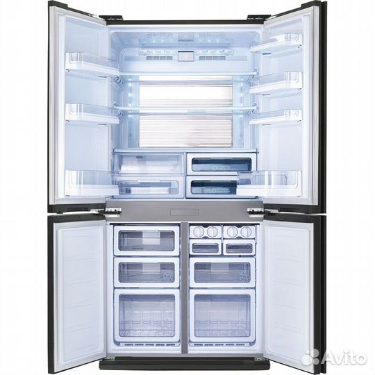 Холодильник Side-by-Side Sharp SJ-GX98P-BK, черный