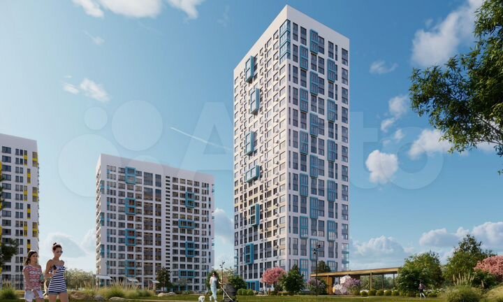 2-к. квартира, 62,5 м², 16/25 эт.