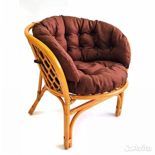 Кресло из ротанга Багама-B 01/17, полная подушка б