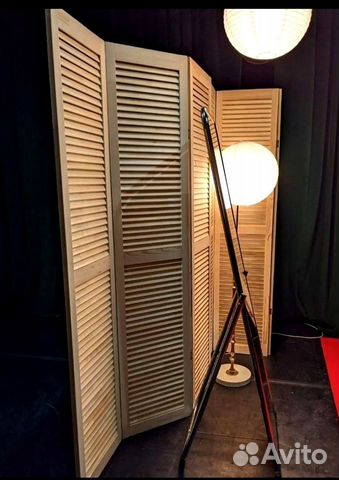Ширма перегородка деревянная новая