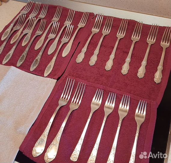 Вилки мельхиор