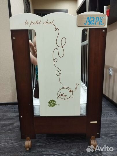 Детская кроватка micuna + бортики