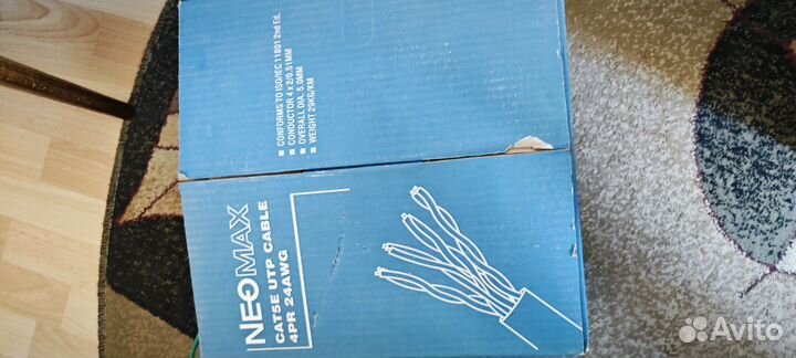 Кабель Neomax Cat5E UTP 4PR 63m