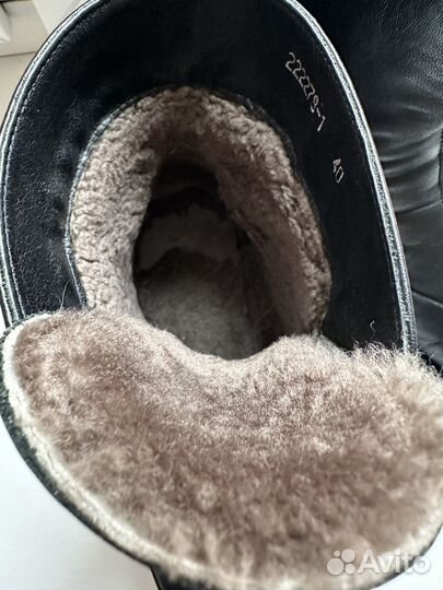 Ботинки зимние из натуральной кожи