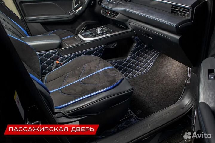 Коврики 3д из экокожи+коврики эва