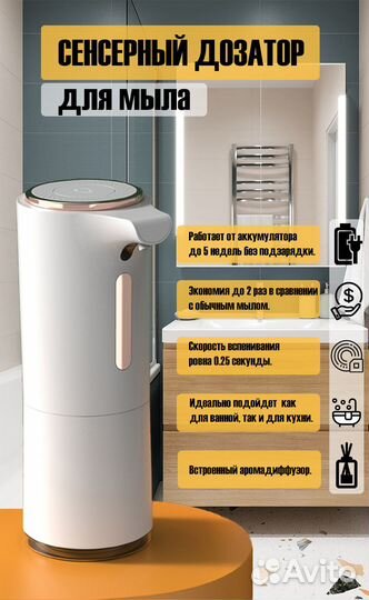 Автоматический диспенсер (дозатор) для мыла