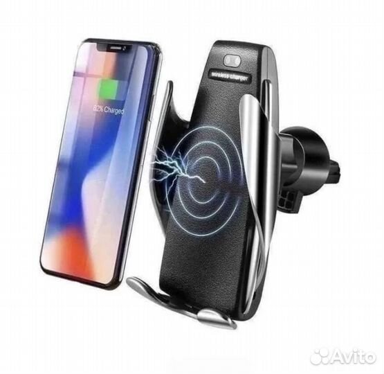 Автомобильный держатель с беспроводной зарядкой
