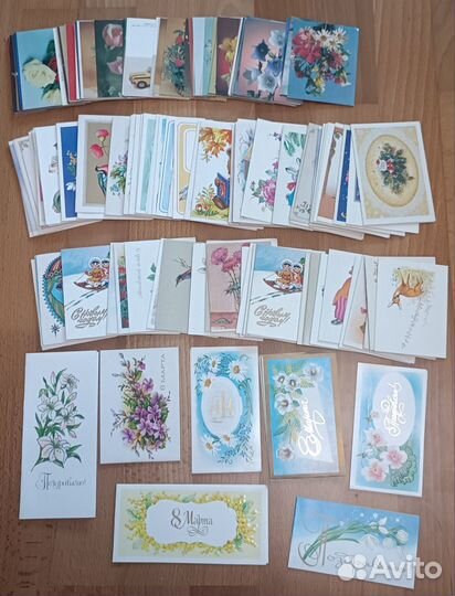 Открытки советские коллекционные ретро СССР