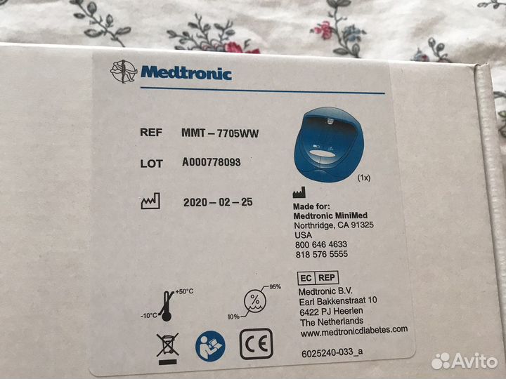 Запядкое устройство Минилинк. Medtronic mmt 7705ww