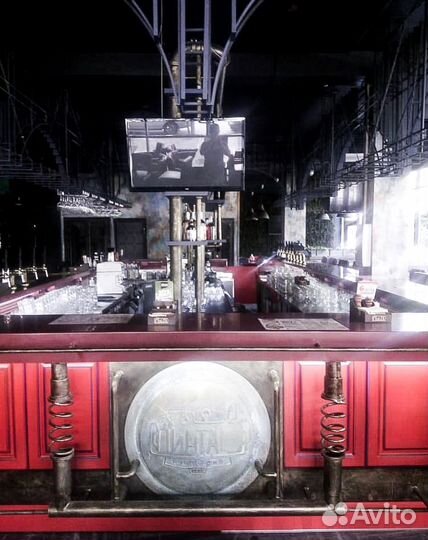 Ресепшн для кафе из искусственного камня