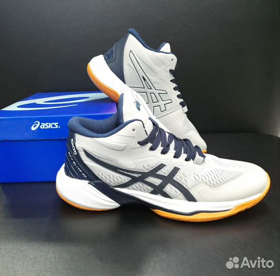 Кроссовки Asics высокие артикул 723 серый