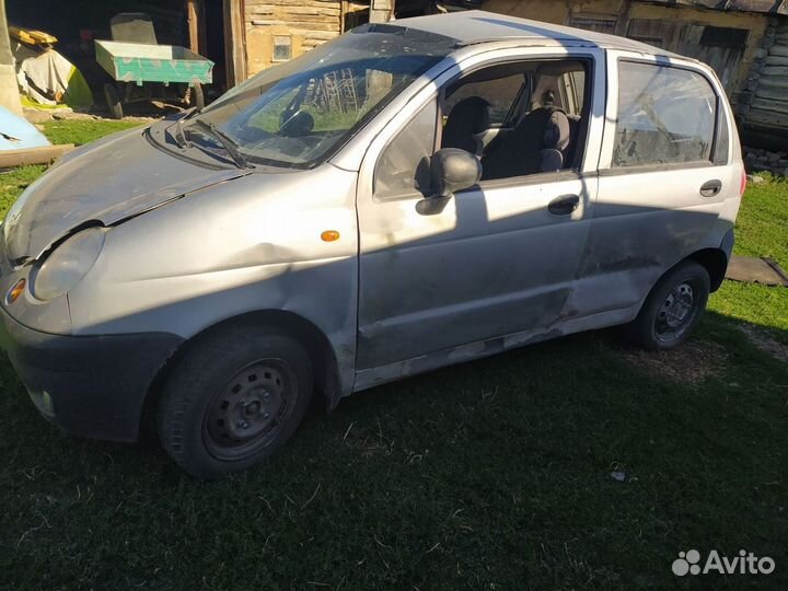 Daewoo Matiz 0.8 МТ, 2002, битый, 110 000 км