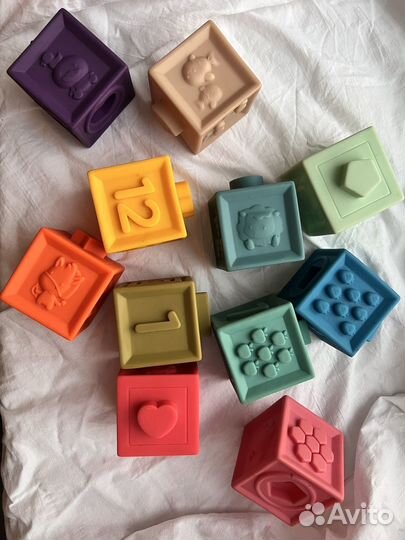 Мягкие кубики для малышей