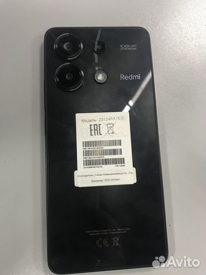 Xiaomi Redmi Note 13, 6/128 ГБ