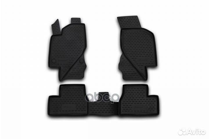 Коврики в салон LADA Granta, 2011, 4 шт. (пол