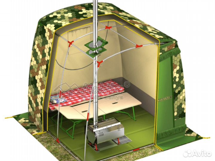 Отапливаемая зимняя палатка Мобиба «мб-22»