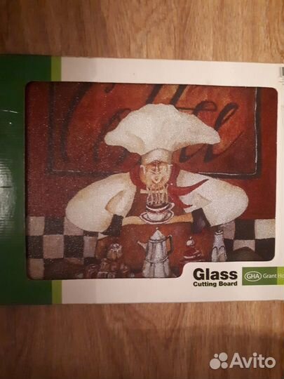 Доска разделочная стеклянная новая