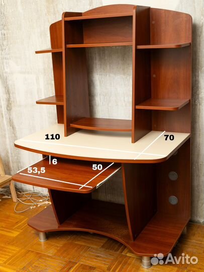 Компьютерный стол со шкафом бу