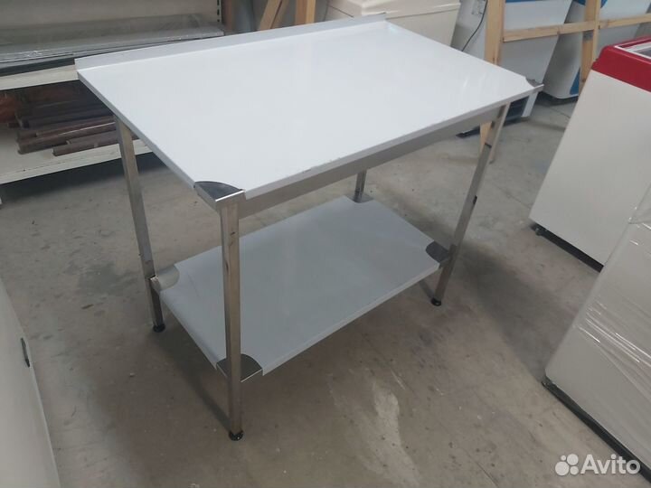 Стол из нержавейки 100/60 борт каркас труба