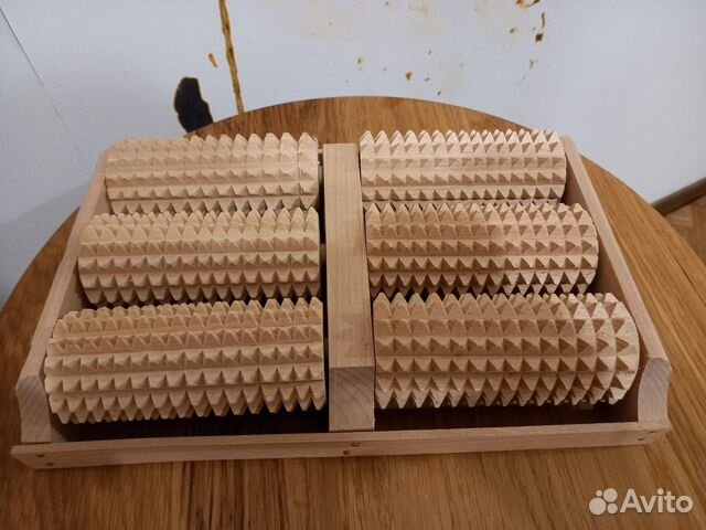 Массажер для стоп ног роликовый деревянный купить в Москве | Личные ...