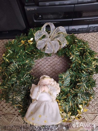 Новогоднее,ёлки,игрушки,гирлянда