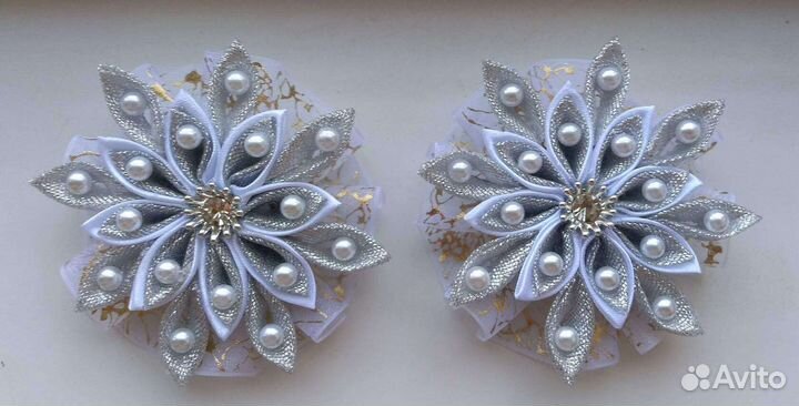 Новогодние бантики и ободки