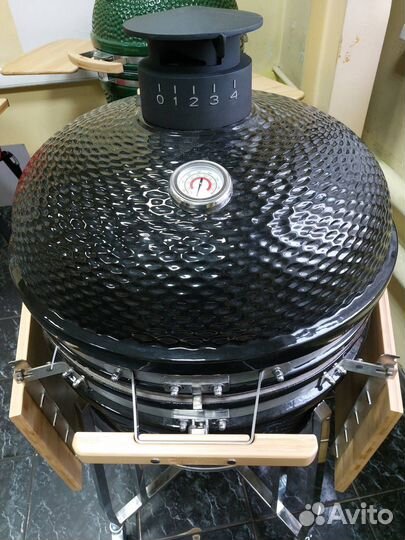 61см Керамический гриль Kamado от HBGrill, синий