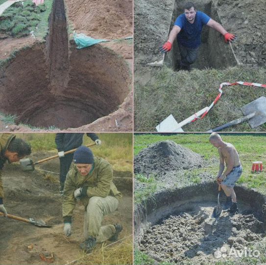 Колодец ручной копкой под ключ