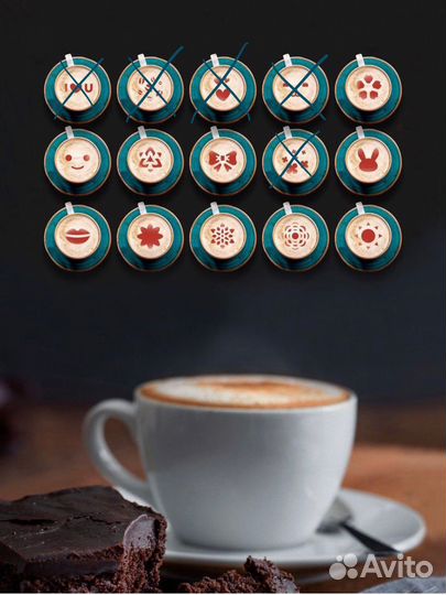 Трафареты для капучино и творчества