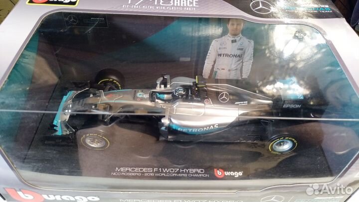 1:18 F1 Nico Rosberg 2016 World Champion