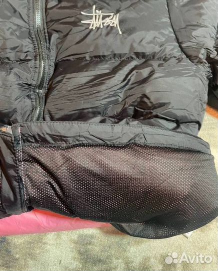 Пуховик stussy micro ripstop (цена реаьтная )