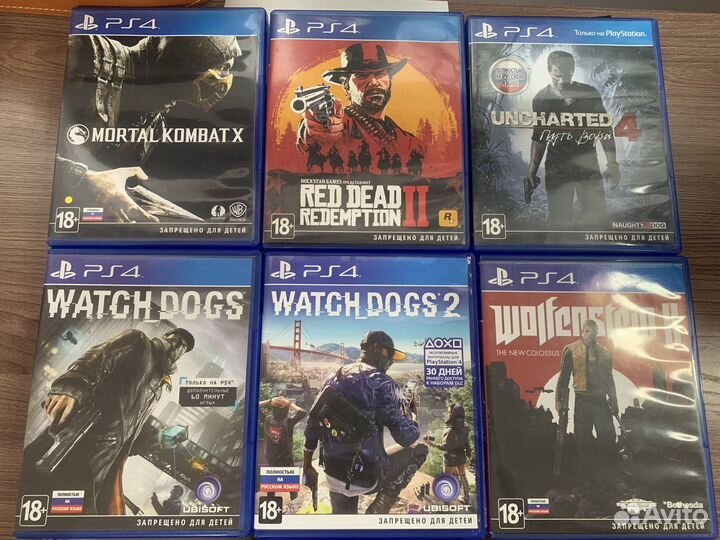 Игры (диски) на sony playstation 4 (ps4)