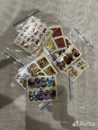 Слайдеры для ногтей, наклейки