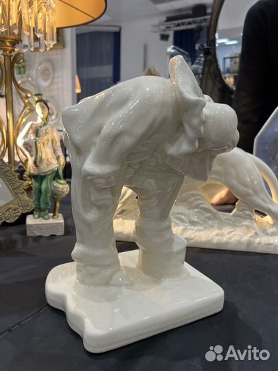 Великолепный фарфоровый клоун артдеко