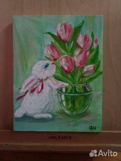 Картина маслом на холсте, 20х30 см