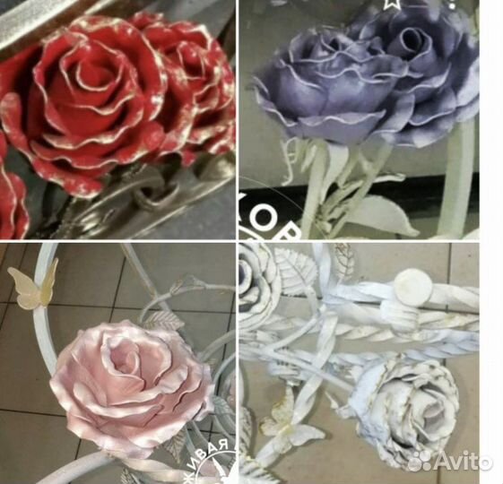 Кованая роза