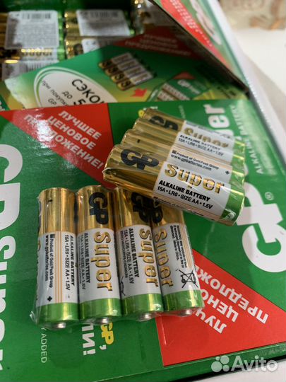 Батарейки аа GP