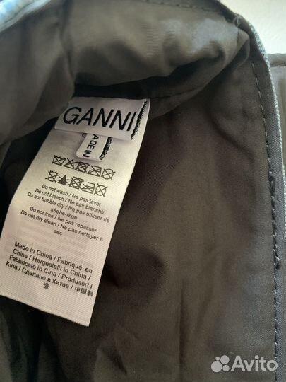 Сумка Ganni Tech mini джинсовая