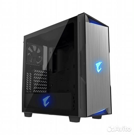 Корпус Gigabyte aorus C300 glass, черный