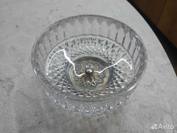 Ваза для фруктов на ножке СССР