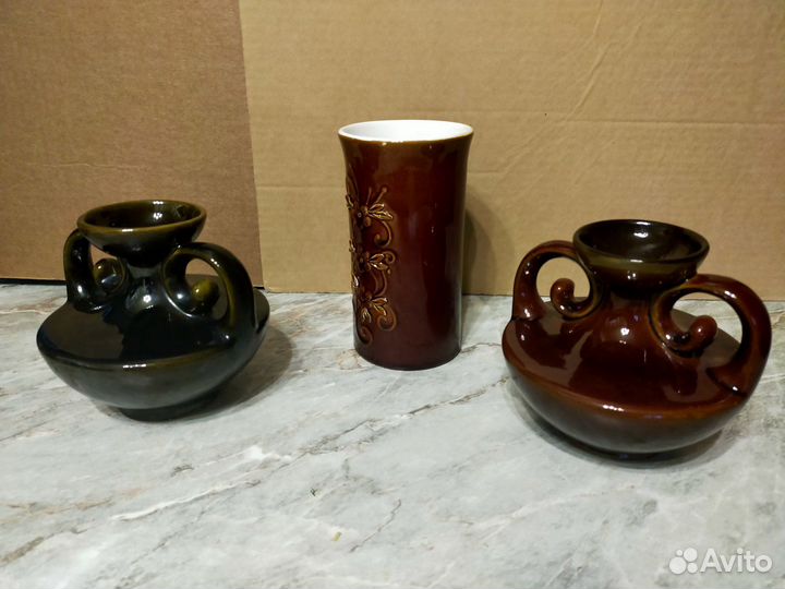 Вазочки керамические. СССР