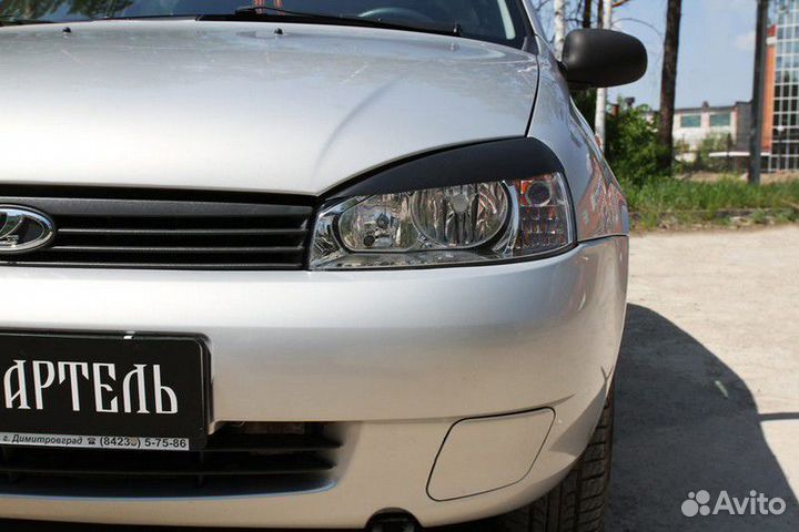 Реснички на фары Лада Калина