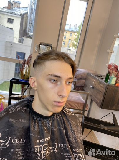 Модель на мужскую стрижку