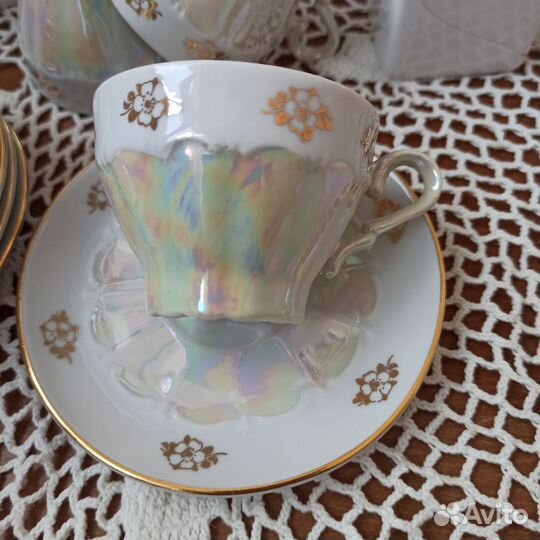 Кофейный сервиз. Югославия ручная роспись