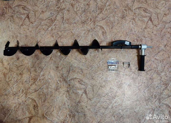 Ледобур 130+адаптер метал