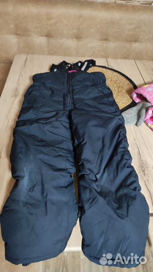 Зимний костюм для девочки 92