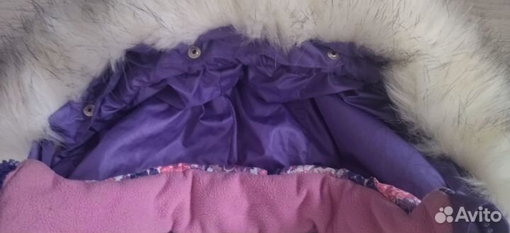 Зимний комбинезон для девочки 98